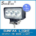 SUNFAX High quality auto 9w led work light Rectangular working light for Forklift truck and trailer